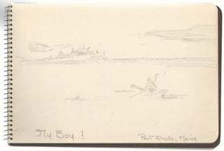 Item #19738 Maine World War II Cartoon Sketchbook