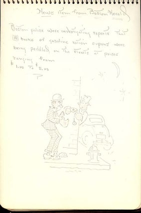 Maine World War II Cartoon Sketchbook