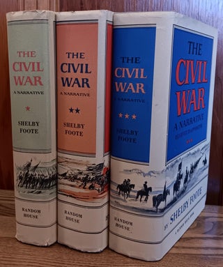 Item #16224 The Civil War: A Narrative (3 Volume Set). Shelby Foote