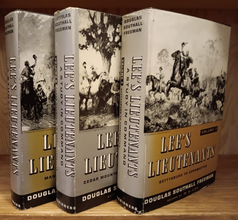 Item #23951 Lee's Lieutenants: A Study in Command (3 Volumes). Douglas Southall Freeman.