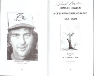 Charles Bowden: A Descriptive Bibliography 1962-2000