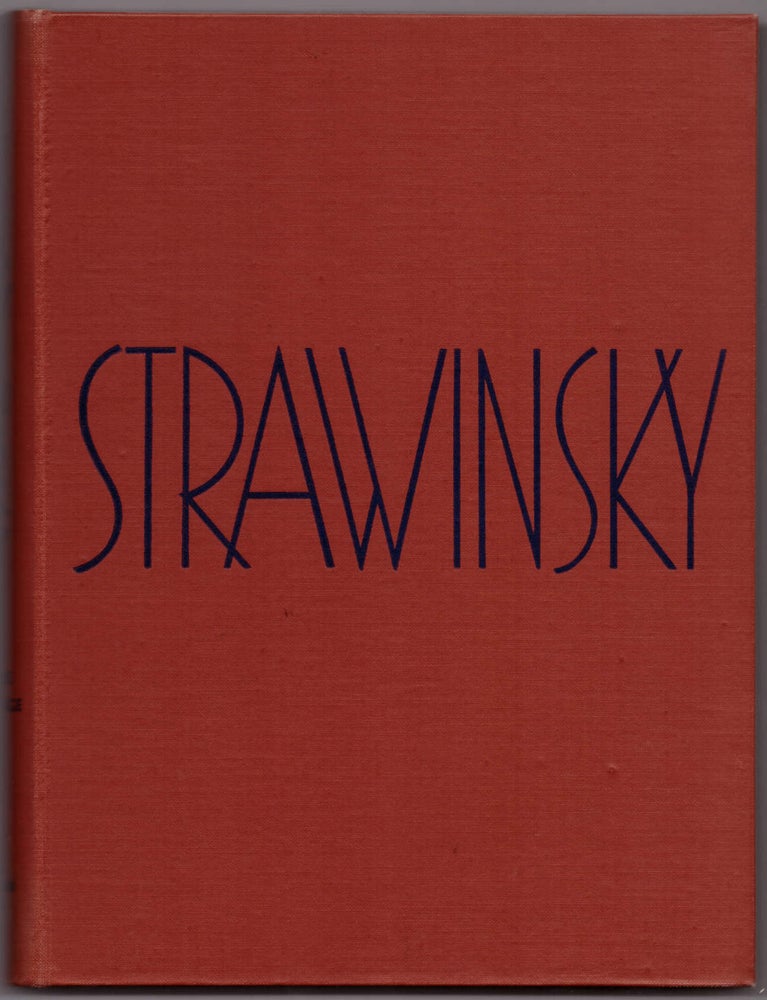 Item #28717 Igor Strawinsky. Merle Armitage, Edward Weston, Photographer.