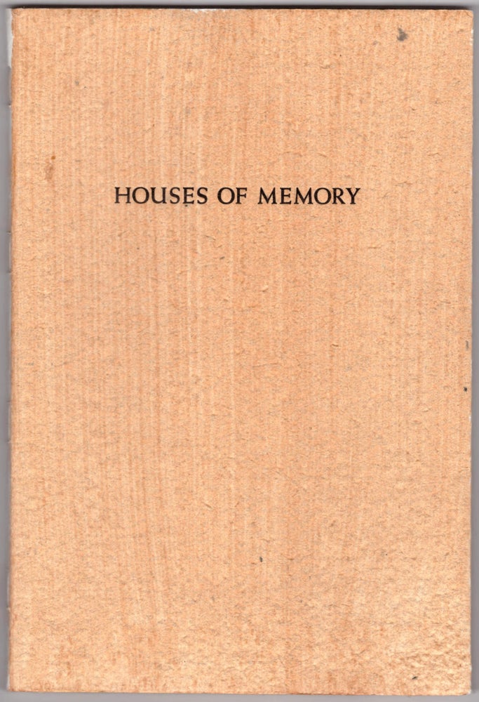 Item #28965 Houses of Memory: Wood Engravings by Frank C. Eckmair. Frank C. Eckmair, Fred Norton, Foreword.