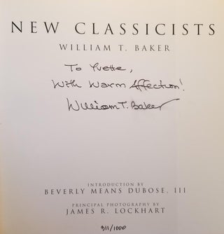 New Classicists: William T. Baker
