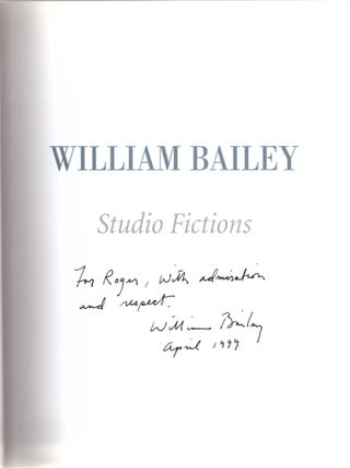 William Bailey: Studio Fictions