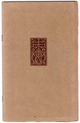 Item #29055 A Complete List of Books Printed and Published by William Edwin Rudge
