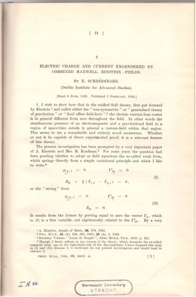 Item #29128 "Relativistic Fourier Reciprocity and the Elementary Masses." (Proceedings of the...