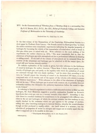 Item #29174 "On the Long Spectrum of Electric Light." (Philosophical Transactions of the Royal...