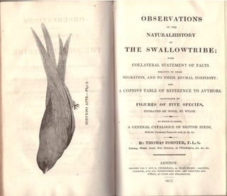 Researches About Atmospheric Phaenomena & Observations of the Natural History of the Swallow Tribe (Two Volumes Bound as One)