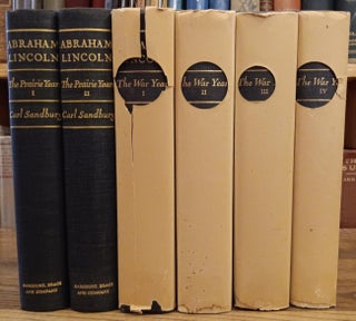 Item #29669 Abraham Lincoln: The Prairie Years (2 Volumes) & The War Years (4 Volumes). Carlr...