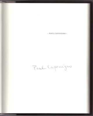 Paul Caponigro. On Prior Lane: A Firefly's Flight. The Cushing Interviews -- Signed!