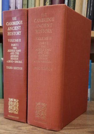 Item #29858 The Cambridge Ancient History Volume II, Part 1 & 2 (2 Volumes). I. E. S. Edwards, C....