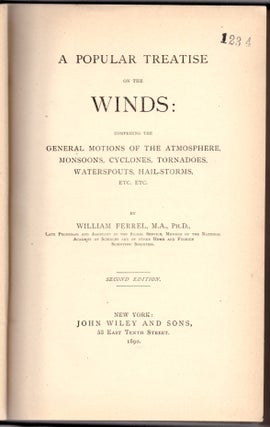 Item #30004 A Popular Treatise on the Winds: Comprising the General Motions of the Atmosphere,...