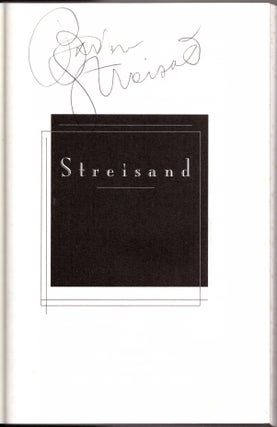 Item #30129 Streisand: A Biography -- Signed by Barbra! Anne Edwards
