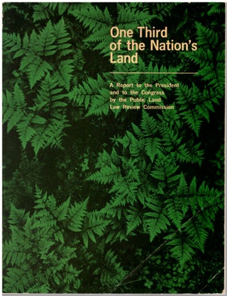 Item #30156 One Third of the Nation's Land: A Report to the President and to the Congress by the...
