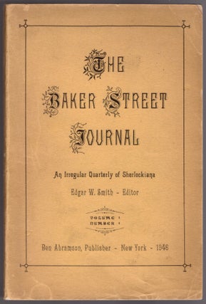 Item #30530 The Baker Street Journal (12 Volumes). Edgar W. Smith